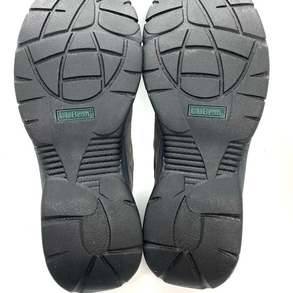 LL Bean Casual Slip on Loafer Shoe Mens Size 9.5M Gray Suede - Picture 5 of 7